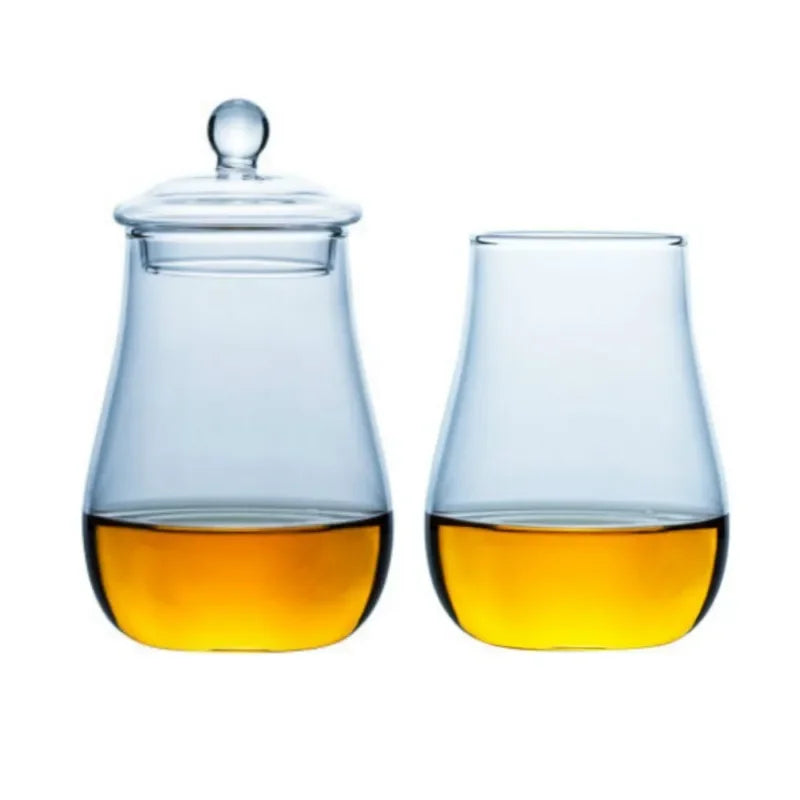Whisky Tasting Glass with Lid - Lead-Free Crystal 100ml - Corletaria