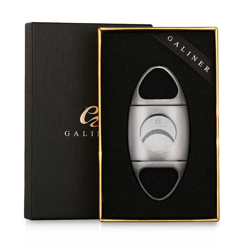 GALINER Cigar Cutter - Double Blades Guillotine - 23mm Ring - Corletaria