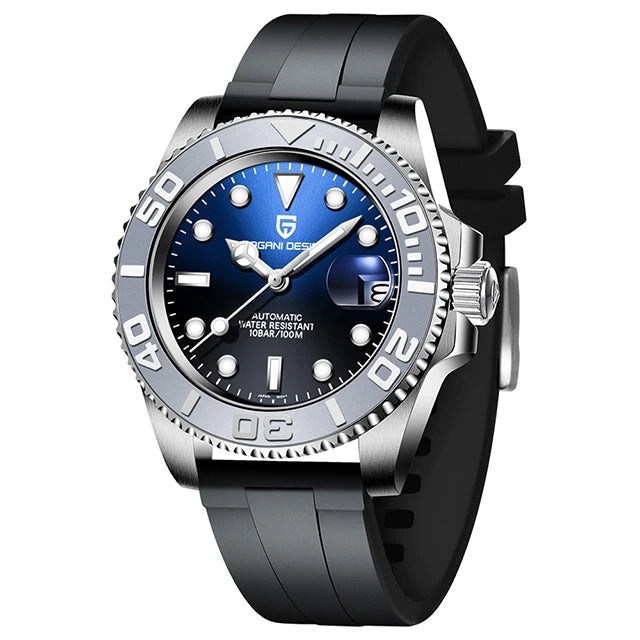40mm Automatic Watch - Sapphire Crystal Steel - Corletaria