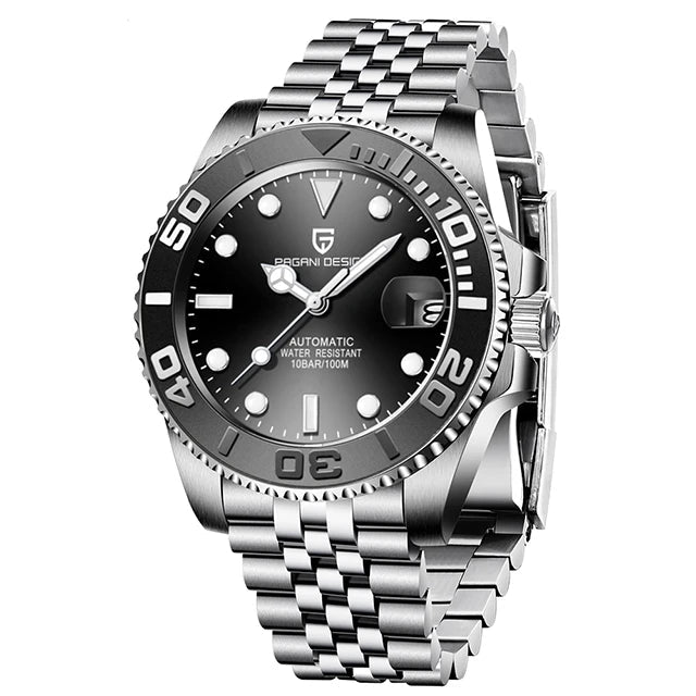 40mm Automatic Watch - Sapphire Crystal Steel - Corletaria