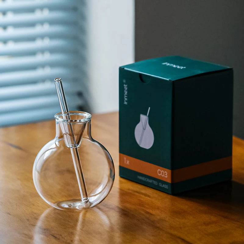 Smoked Cocktail Glass - Borosilicate Lab Round - Corletaria