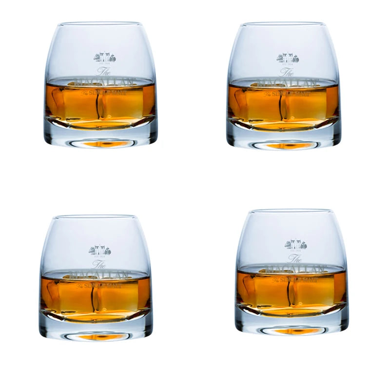 Whiskey Tasting Glass - Sculpted Crystal 275ml - Corletaria