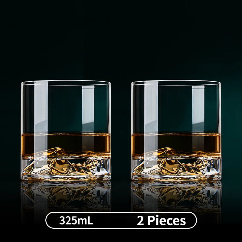 Iceberg Whiskey Tumbler - Lead-Free Crystal - Corletaria Glasses