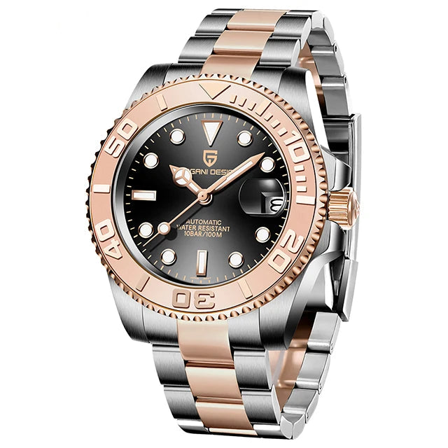 40mm Automatic Watch - Sapphire Crystal Steel - Corletaria