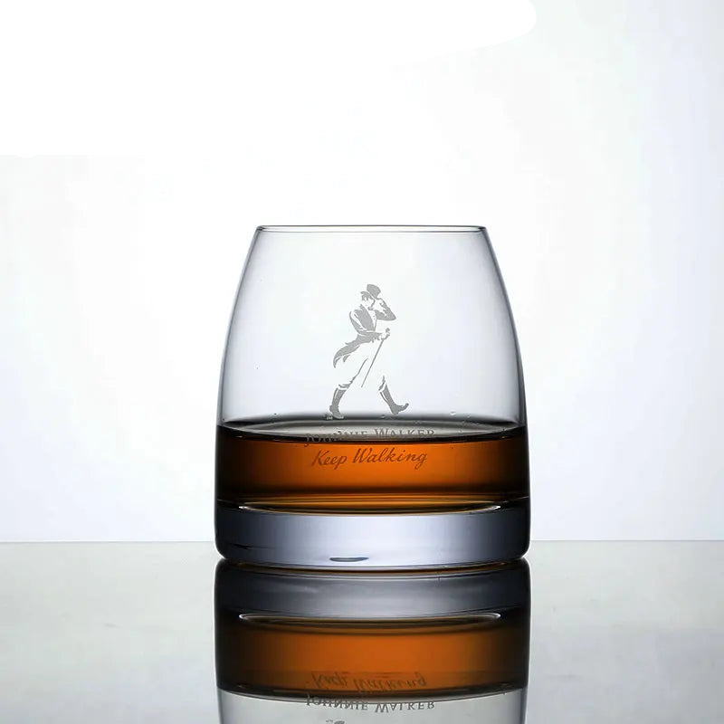 Johnnie Walker Whiskey Glass - 360ml Lead Free Crystal Tumbler