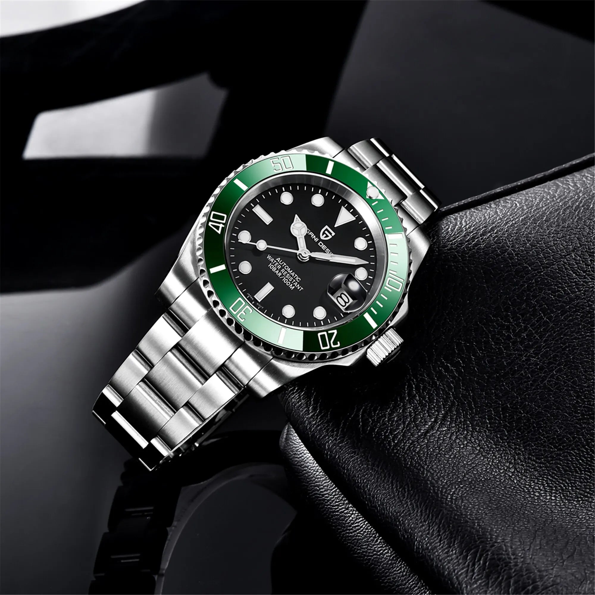 Automatic Diver Watch 40mm - Sapphire Glass, Steel - Corletaria