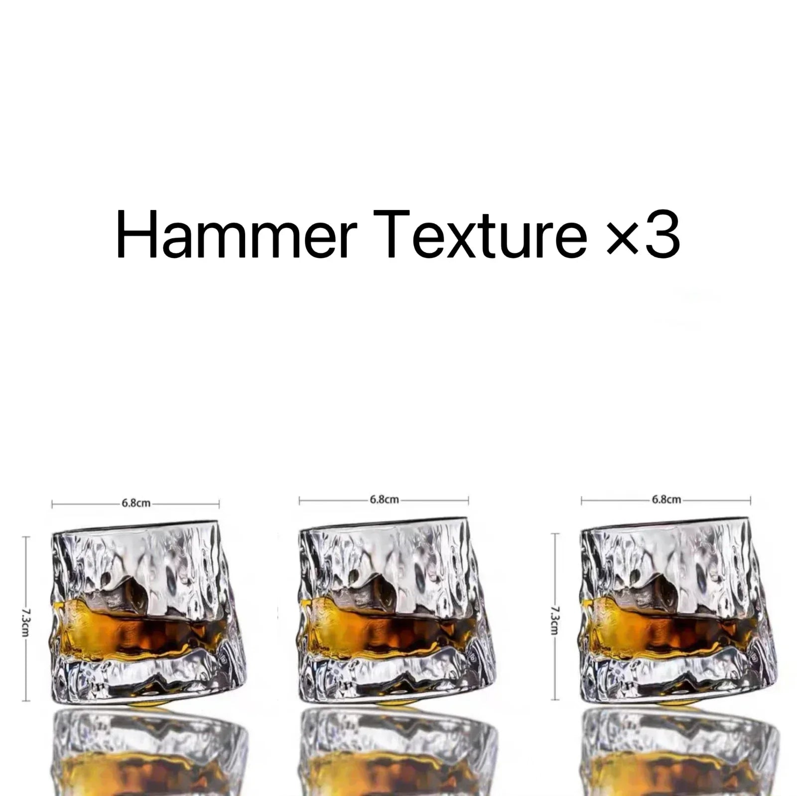 Rotating Whiskey Glass - Lead Free Crystal - Corletaria