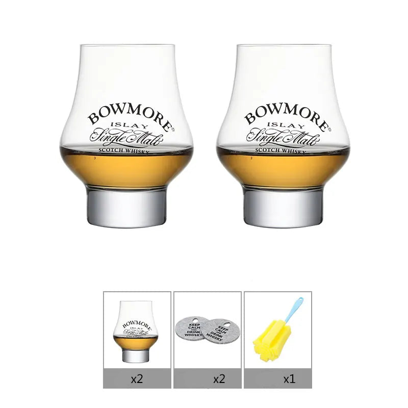 Whisky Tasting Glass – Lead-Free Crystal Nosing Snifter, 160ml – Corletaria Whiskey Glasses