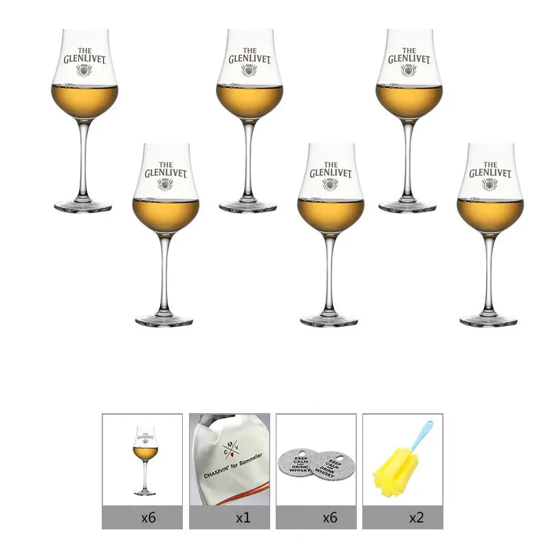 Whisky Tasting Glass – Lead-Free Crystal Tulip Snifter – Corletaria