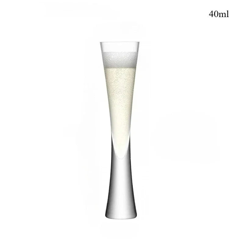 Champagne Flute Glass - Lead-Free Crystal - Corletaria