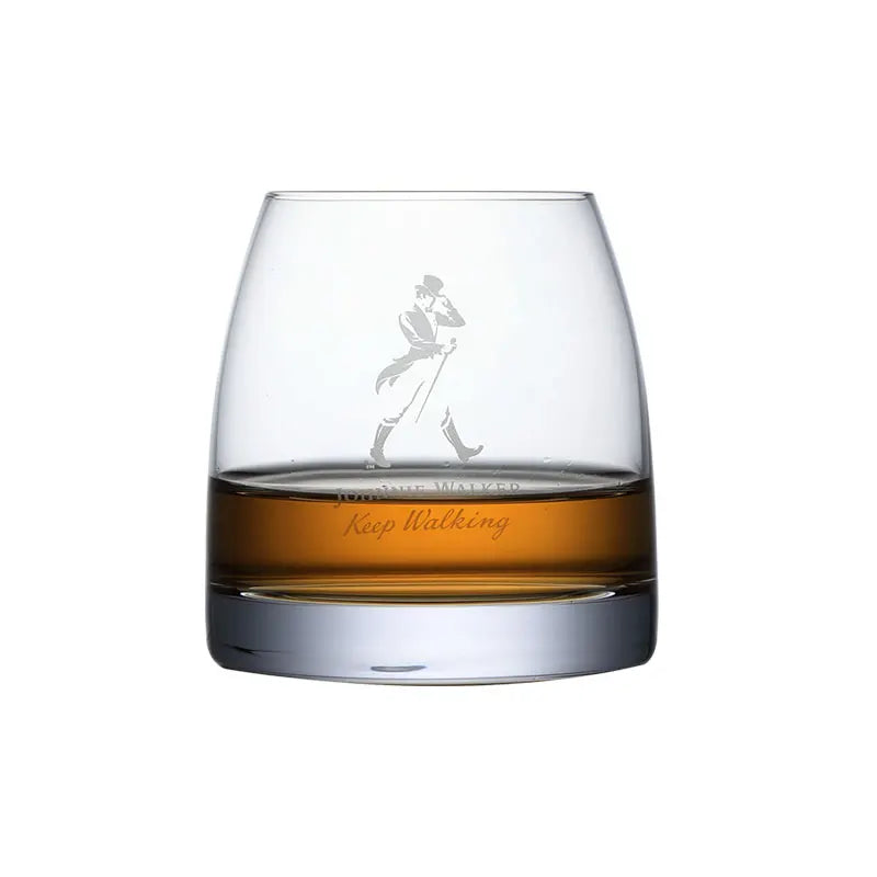 Johnnie Walker Whiskey Glass - 360ml Lead Free Crystal Tumbler