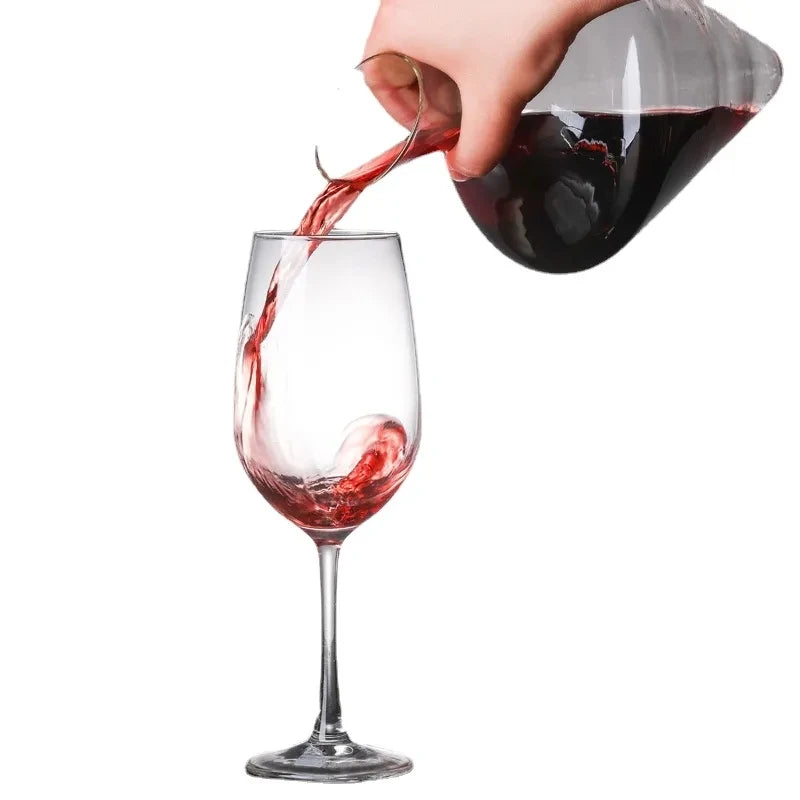 Side view of wine decanter with inner cone and outer bucket showing 1000ml capacity