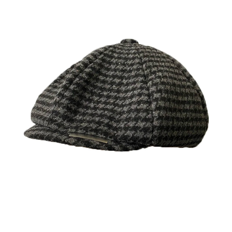 Wool Newsboy Cap - Classic Eight Panel - Corletaria