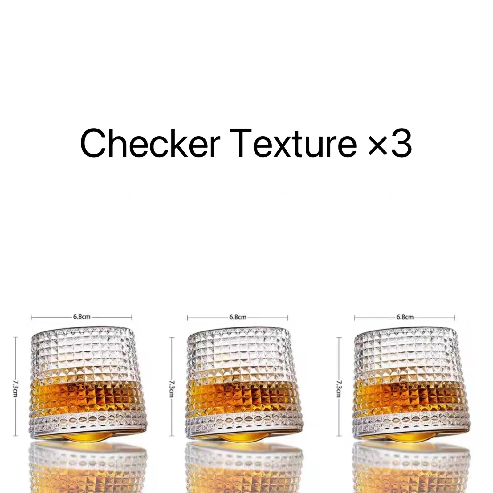 Rotating Whiskey Glass - Lead Free Crystal - Corletaria