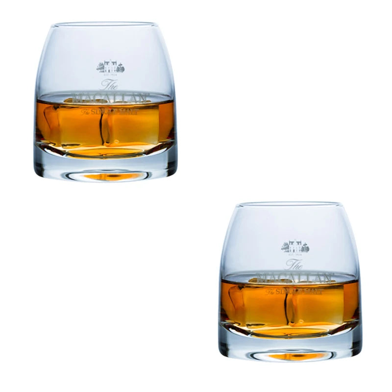Whiskey Tasting Glass - Sculpted Crystal 275ml - Corletaria