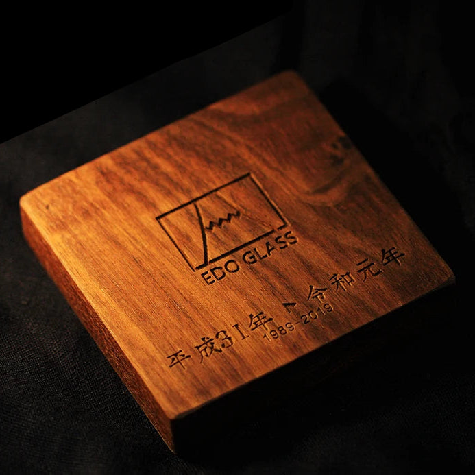 Japanese Whiskey Glass - Edo Style Handformed Crystal - Corletaria