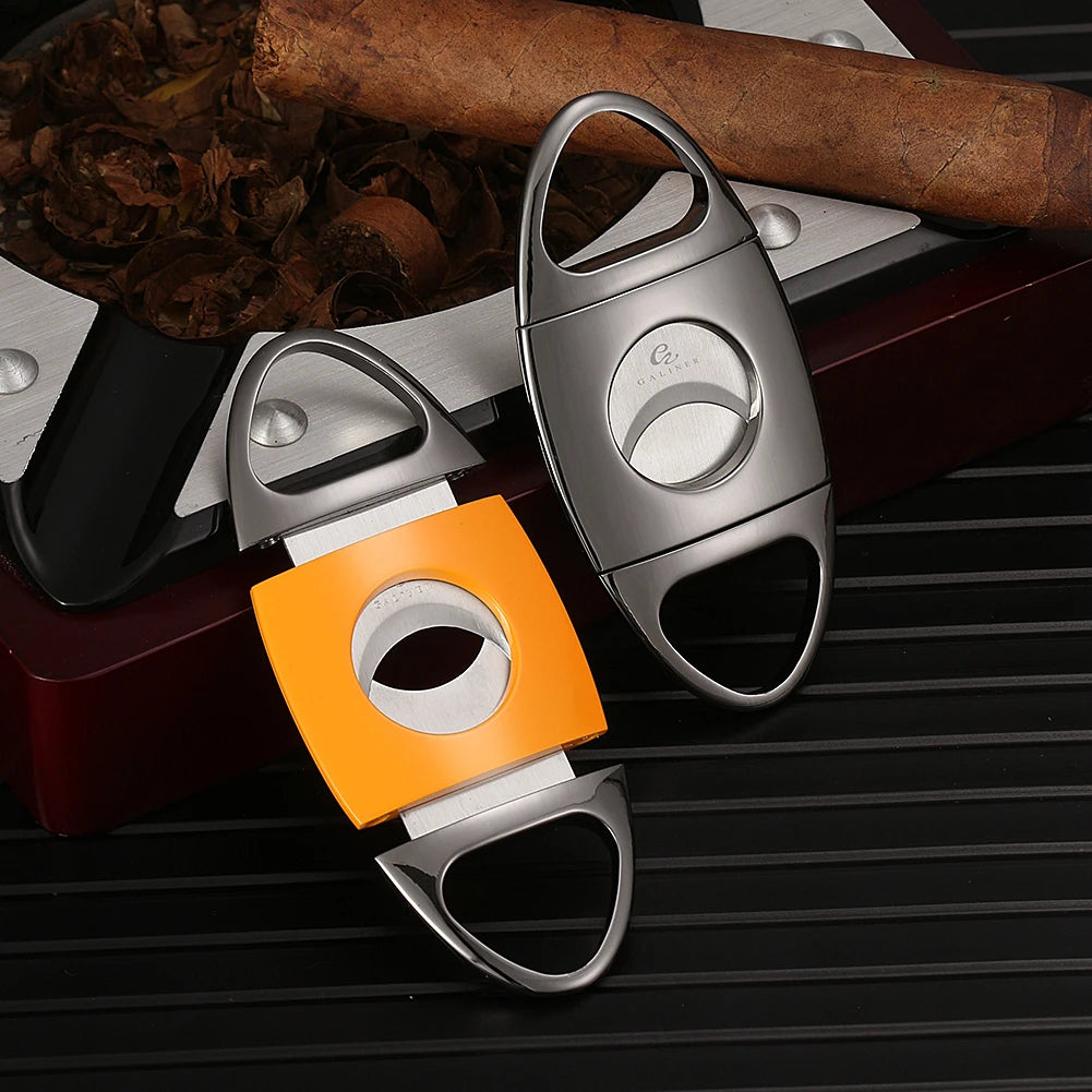 GALINER Cigar Cutter - Double Blades Guillotine - 23mm Ring - Corletaria
