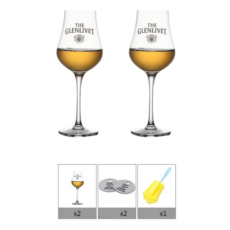 Whisky Tasting Glass – Lead-Free Crystal Tulip Snifter – Corletaria