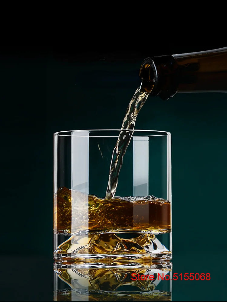 Iceberg Whiskey Tumbler - Lead-Free Crystal - Corletaria Glasses