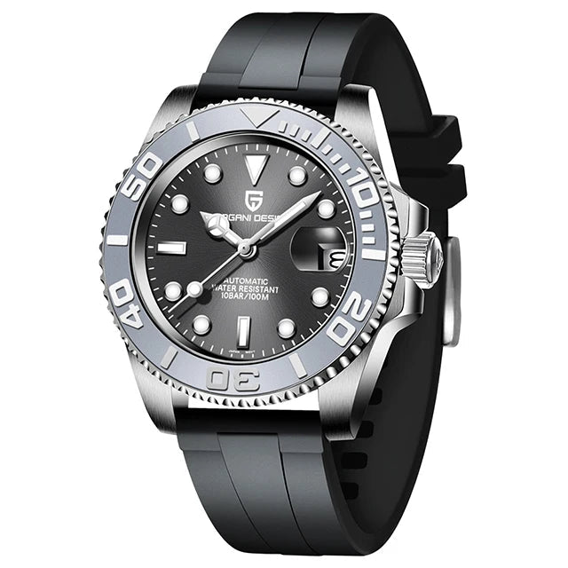 40mm Automatic Watch - Sapphire Crystal Steel - Corletaria