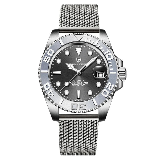 40mm Automatic Watch - Sapphire Crystal Steel - Corletaria