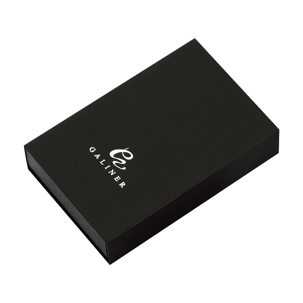 Carbon-fiber finish GALINER guillotine cutter slicing a cigar