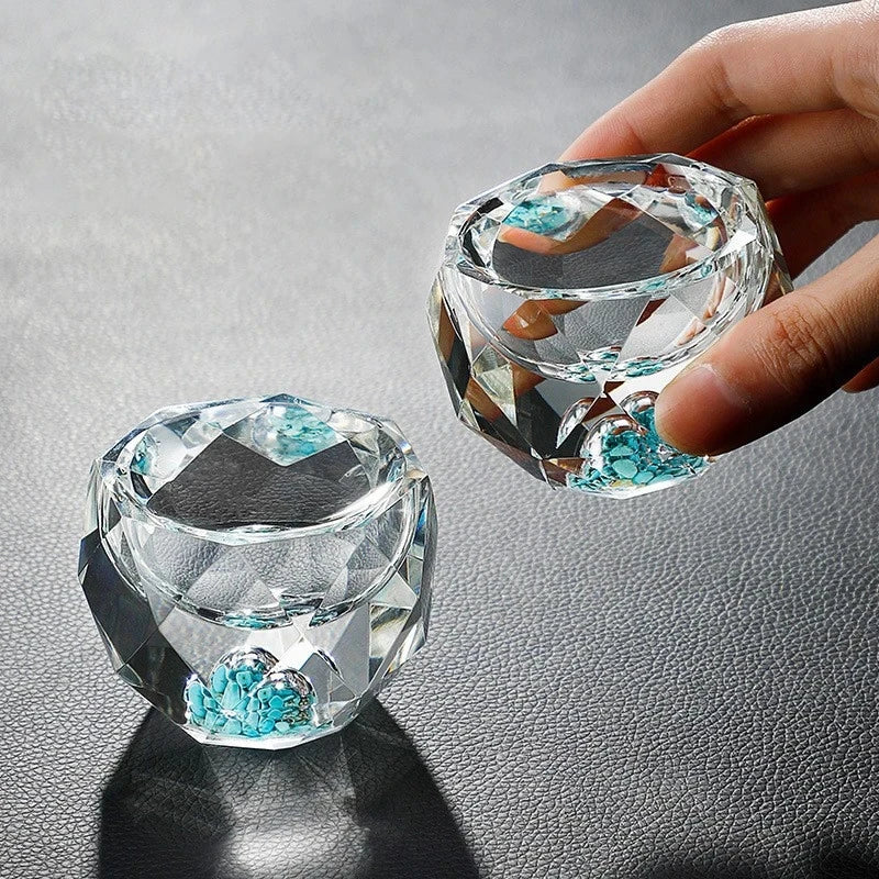 Crystal Shot Glass - Diamond Cut 50ml Set - Corletaria Glasses