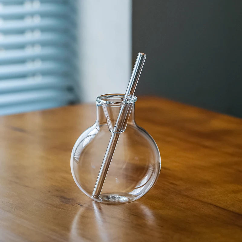 Smoked Cocktail Glass - Borosilicate Lab Round - Corletaria