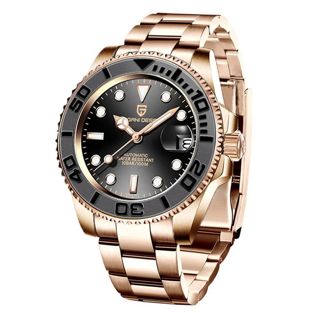 40mm Automatic Watch - Sapphire Crystal Steel - Corletaria