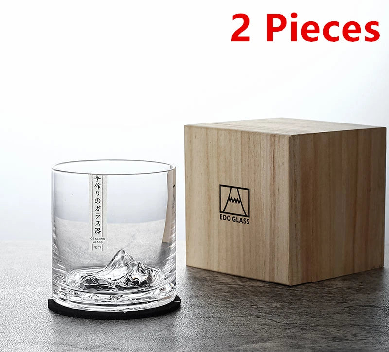 Mountain Whiskey Glass - Crystal Iceberg - Corletaria