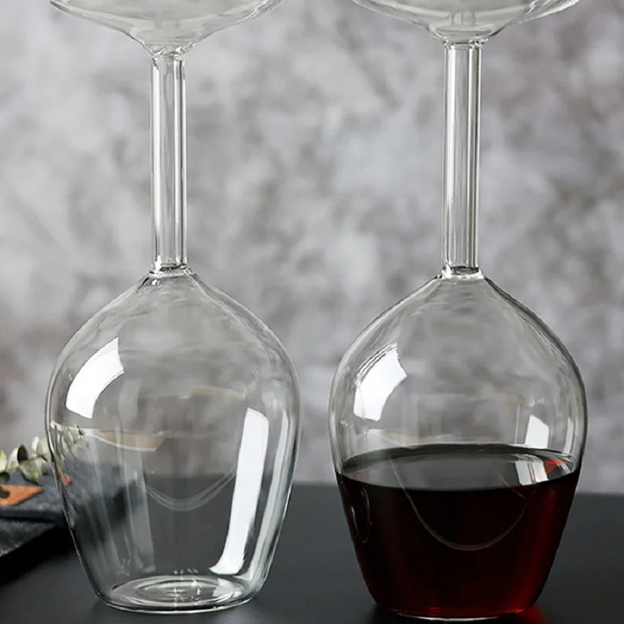 Upside Down Whiskey Glass - Hand Blown Glass - Corletaria