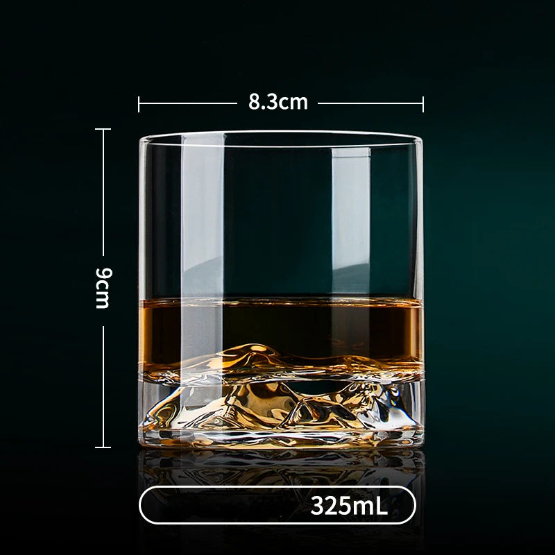 Iceberg Whiskey Tumbler - Lead-Free Crystal - Corletaria Glasses