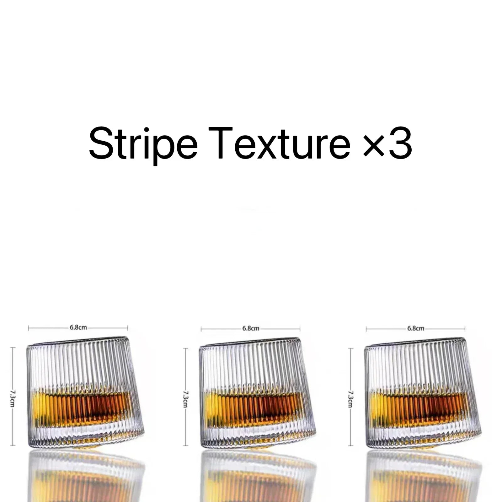 Rotating Whiskey Glass - Lead Free Crystal - Corletaria