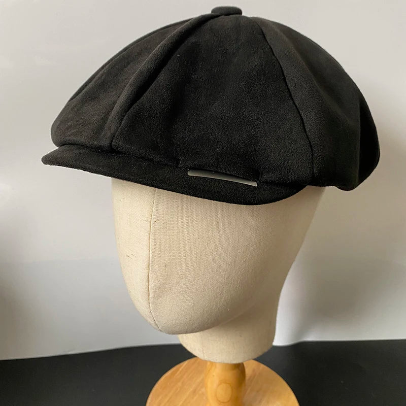Wool Newsboy Cap - Classic Eight Panel - Corletaria