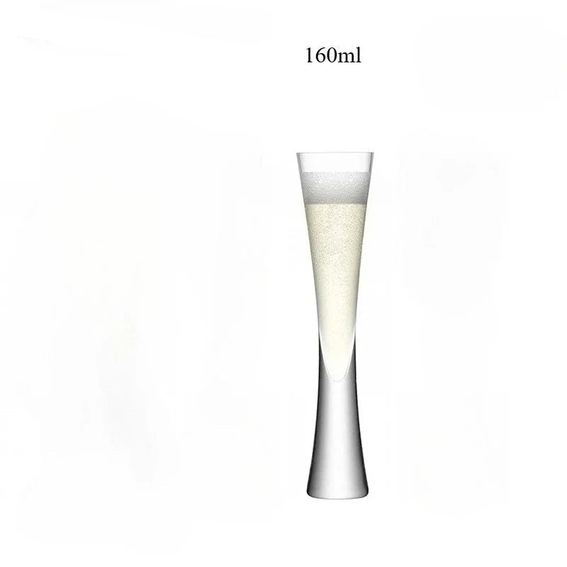 Champagne Flute Glass - Lead-Free Crystal - Corletaria