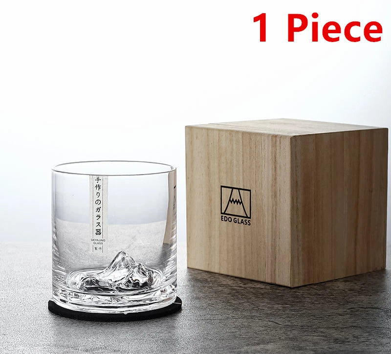Mountain Whiskey Glass - Crystal Iceberg - Corletaria